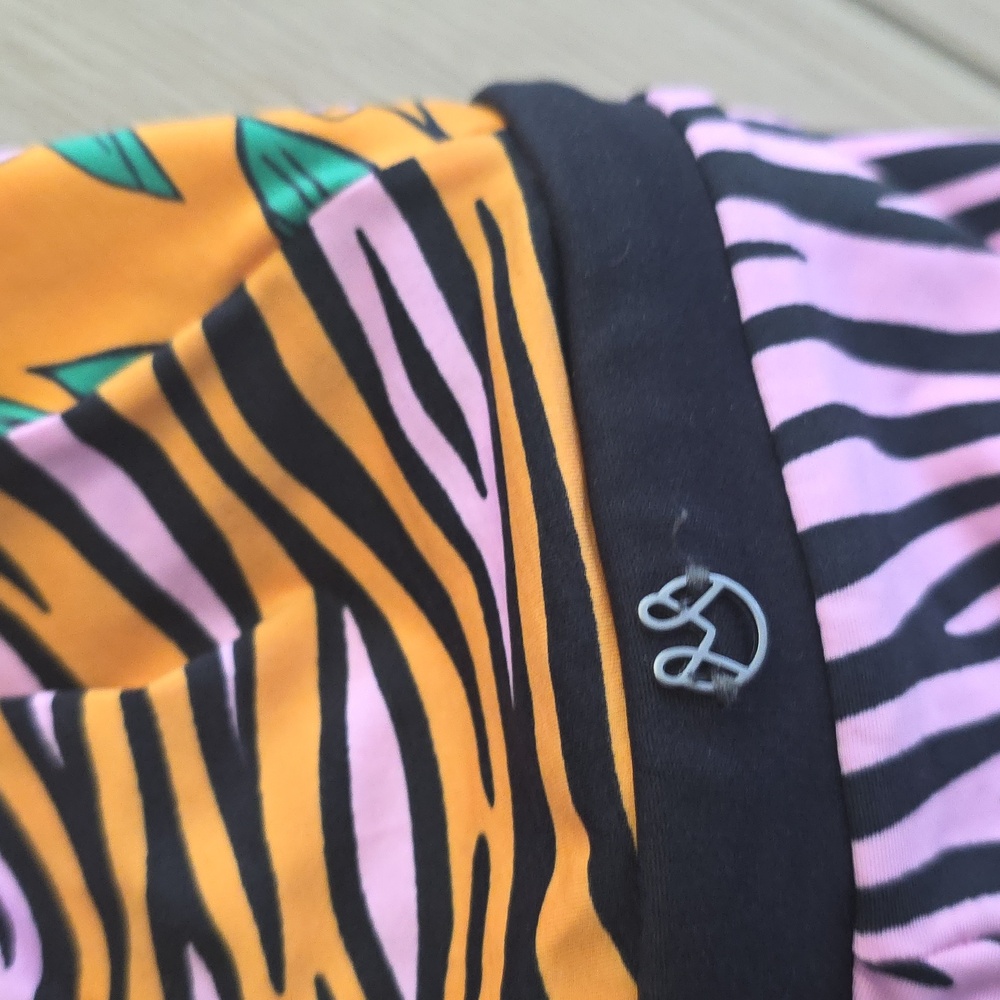 Maaji Vibrant Floral and Zebra Print One Piece Reversible Two Way Swimsuit - Picture 6 of 11